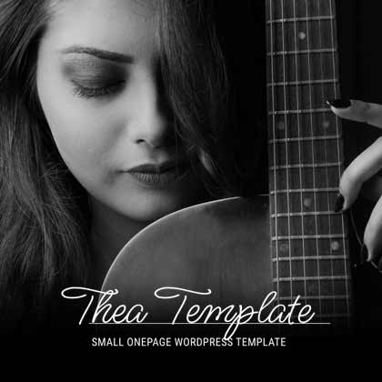 Wordpress Onepage Template