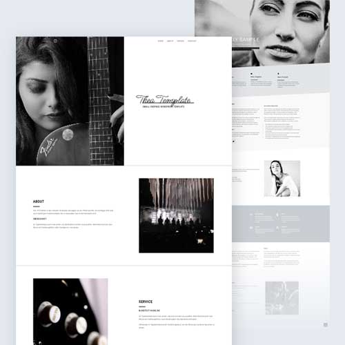 Wordpress Onepage Template