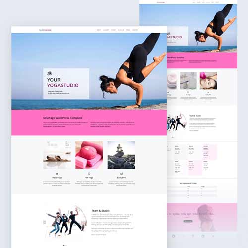 Wordpress Onepage Template