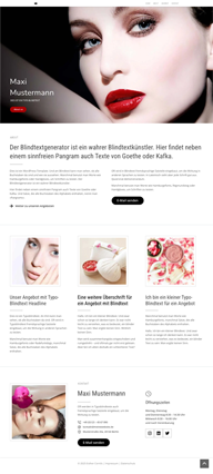 Wordpress Onepage Template
